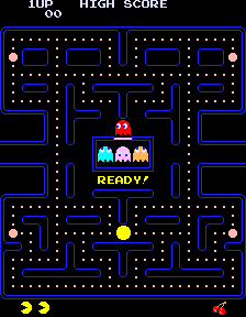 Pac-Man (Midway, harder) Screenshot 1